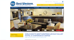 Desktop Screenshot of lehighvalleyhotel.com